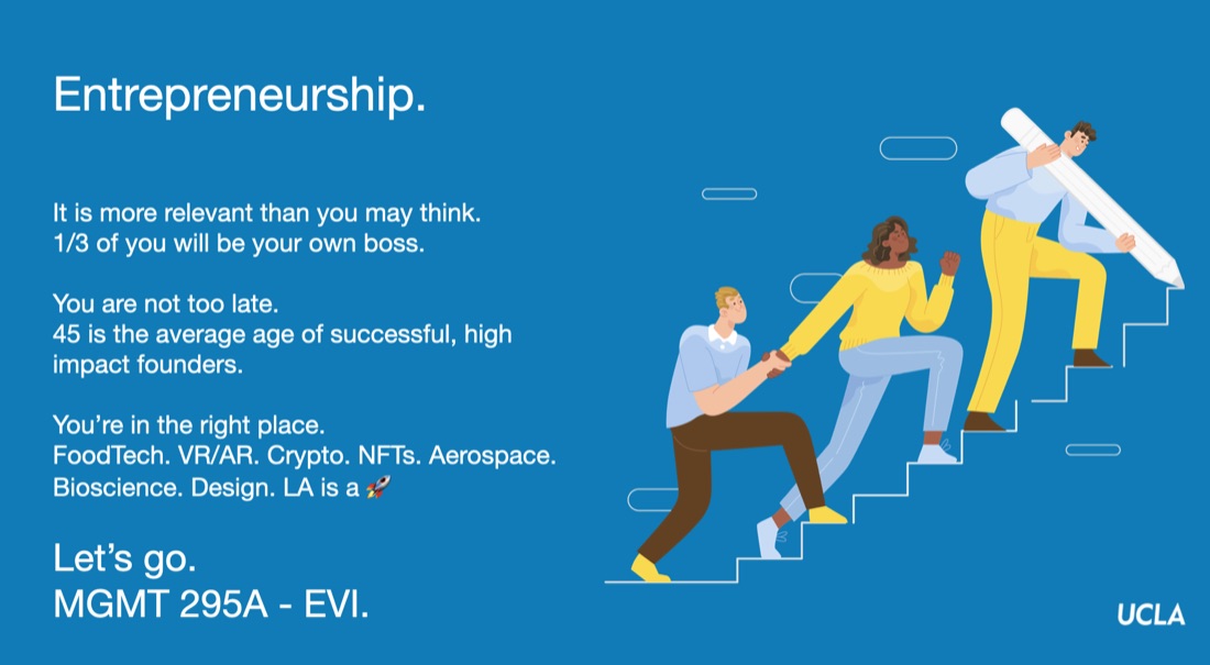 Entrepreneurship and Venture Initiation class